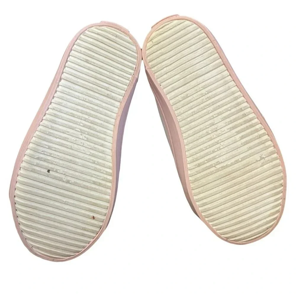 Old Navy 6 Infant White & Pink Rainbow Sneakers